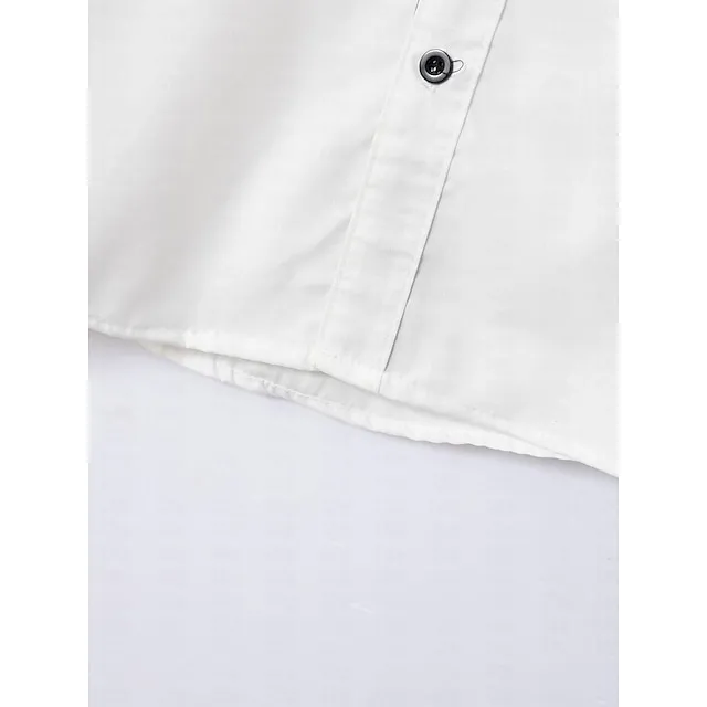 Men’s Casual Shirt Black White Light Green Burgundy Blue Long Sleeve Color Block Solid / Plain Color Turndown Street Vacation Button-Down Clothing Apparel Fashion Leisure e7faaaa9130db06ada0a71375823bcf9