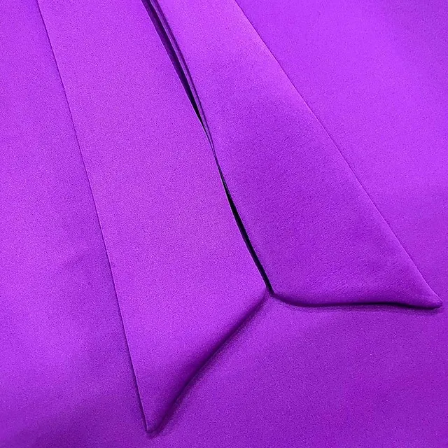 Women‘s Prom Cocktail Party Dress Wedding Guest Dress Swing Dress Long Dress Maxi Dress Purple Yellow Red Half Sleeve Pure Color Bow Spring Summer Stand Collar 2023 S M L XL XXL 3XL 3ff89dc21851a74a2a687891dd843ef6