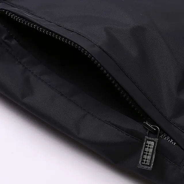 Men’s Lightweight Jacket Summer Jacket Casual Jacket Going out Casual Daily Zipper Standing Collar Fashion Casual Jacket Outerwear Solid Color Zipper Pocket Black Blue Green 48c9582542acd186a537deeb19ed365e