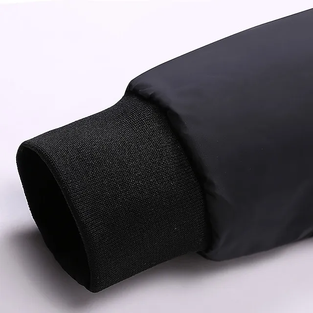 Men’s Lightweight Jacket Summer Jacket Casual Jacket Going out Casual Daily Zipper Standing Collar Fashion Casual Jacket Outerwear Solid Color Zipper Pocket Black Blue Green 961c9e3f60ed7ad80bde69cd31a849b0