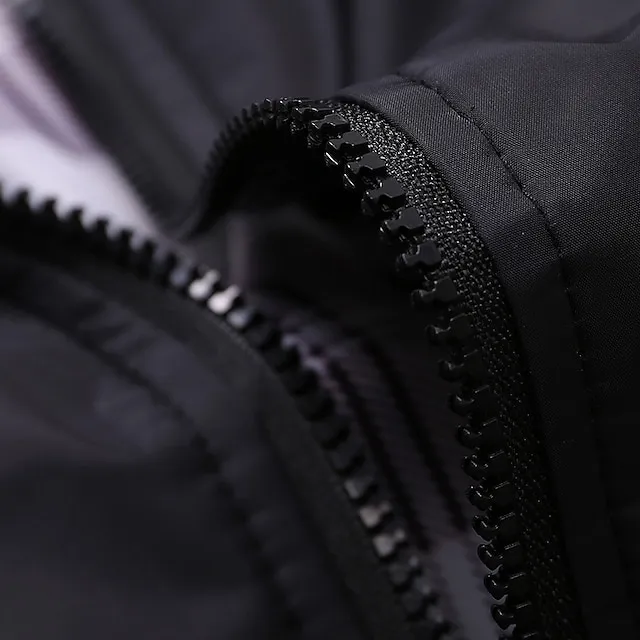 Men’s Lightweight Jacket Summer Jacket Casual Jacket Going out Casual Daily Zipper Standing Collar Fashion Casual Jacket Outerwear Solid Color Zipper Pocket Black Blue Green f58efd2b7138cbb1ab861da944cbd03e