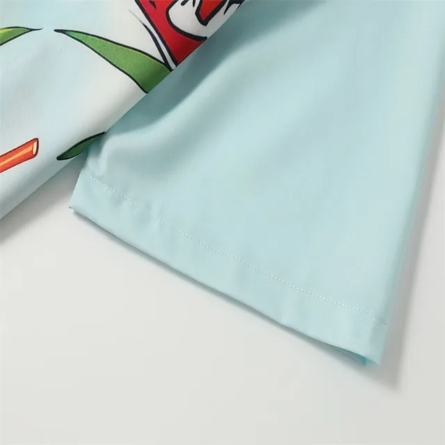 Men’s Shirt Summer Hawaiian Shirt It’s 5 o’clock Somewhere Shirt Aloha Shirt Letter Coconut Tree Graphic Prints Turndown White Navy Blue Royal Blue Blue Sky Blue 3D Print Outdoor Street Short Sleeves a4bf0913f4435f299df07ce64b61ca59