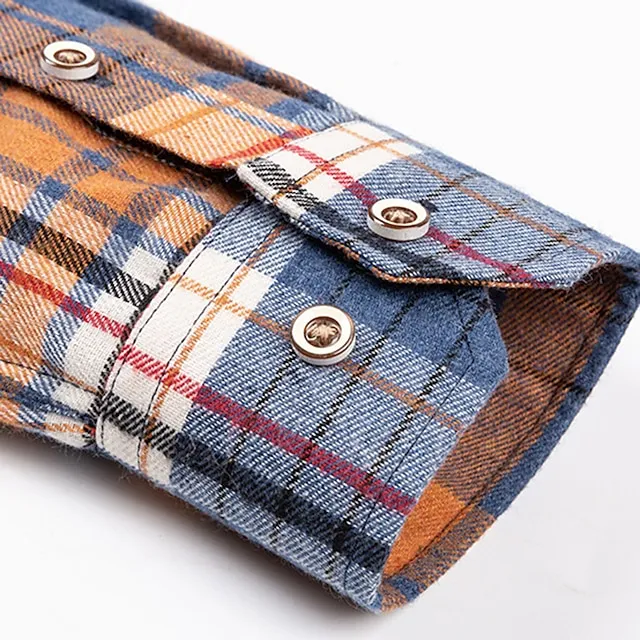 Men’s Dress Shirt Light Blue Black White Long Sleeve Stripes and Plaid Turndown Spring & Fall All Seasons Wedding Office & Career Clothing Apparel 504135ac300abc2670446862aef9fc13