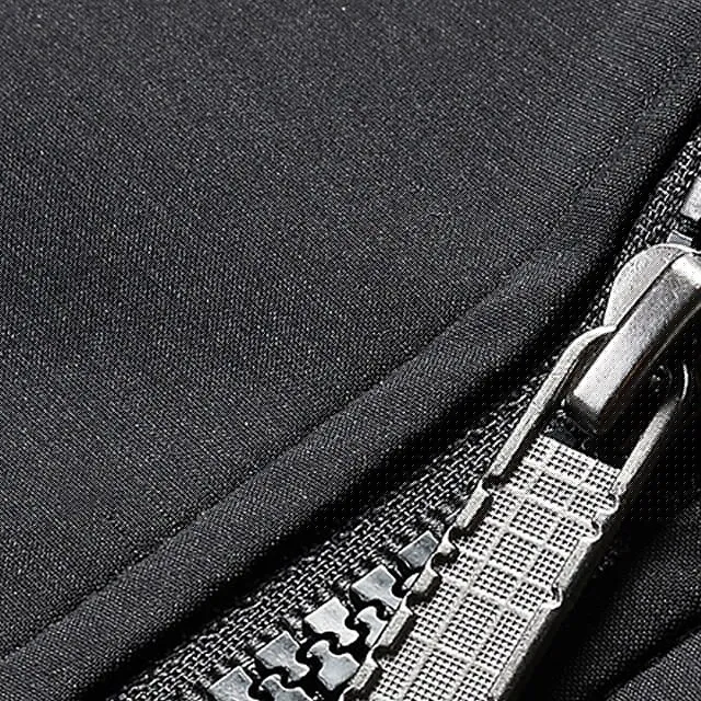 Men’s Winter Jacket Fleece Jacket Outdoor Daily Wear Warm Zipper Pocket Fall Winter Plain Fashion Streetwear Stand Collar Regular Black Dark Navy Blue Dark Gray Jacket e039e51a4a0044e6a1c0ca6e86ddf51d