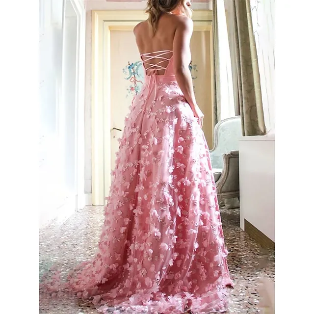 Women’s Black Dress Prom Dress Party Dress Long Dress Maxi Dress Black Pink Red Sleeveless Pure Color Drawstring Fall Winter Autumn Strapless Fashion Winter Dress Wedding Guest Evening Party 2023 S M 6c1c738d7c1f2e53f1bca6f2070ed963