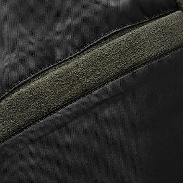 Men’s Lightweight Jacket Leather Jacket Cargo Jacket Suede Jacket Outdoor Daily Wear Warm Pocket Fall Winter Plain Fashion Streetwear Lapel Regular Black Yellow Green Jacket 2372e4a97593e0fb04a50cd491d9336a